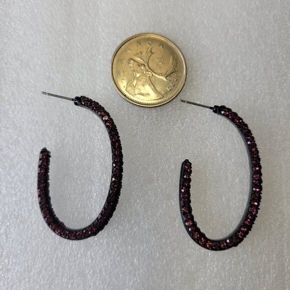 Half Hoop Earrings - Picture 8 of 10